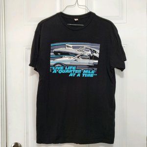 LIVE LIFE A QUARTER MILE AT A TIME T-Shirt size M